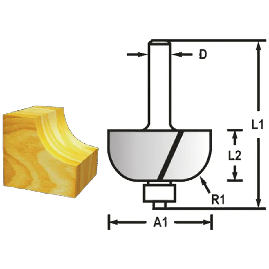 Makita High Speed Steel Cove Router Bit (HSS) | Makita by KHM Megatools Corp. Makita High Speed Steel Cove Router Bit (HSS) | Makita by KHM Megatools Corp.